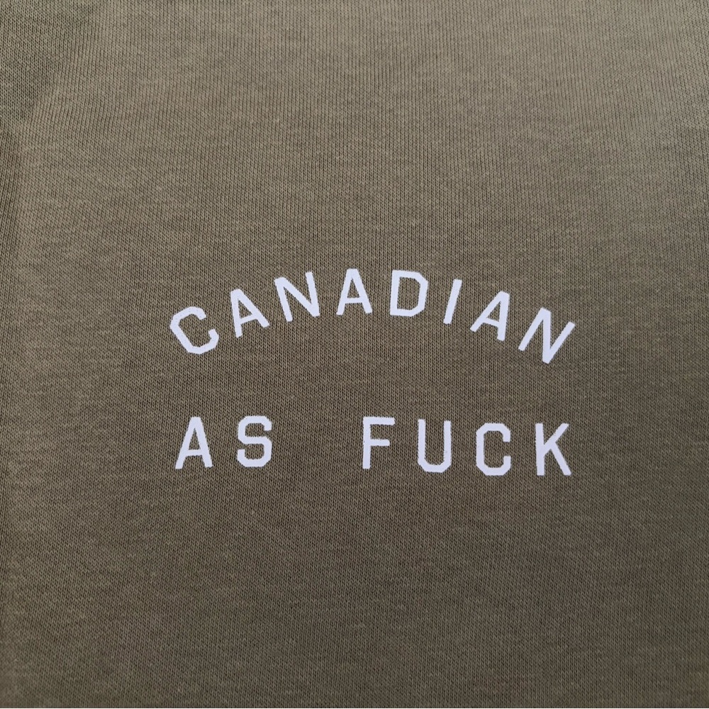 NWT Peace Collective Unisex Olive Canadian Crewneck Sweater - Picture 7 of 8